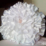 How to Make a Flower Pillow from a Wedding Dress