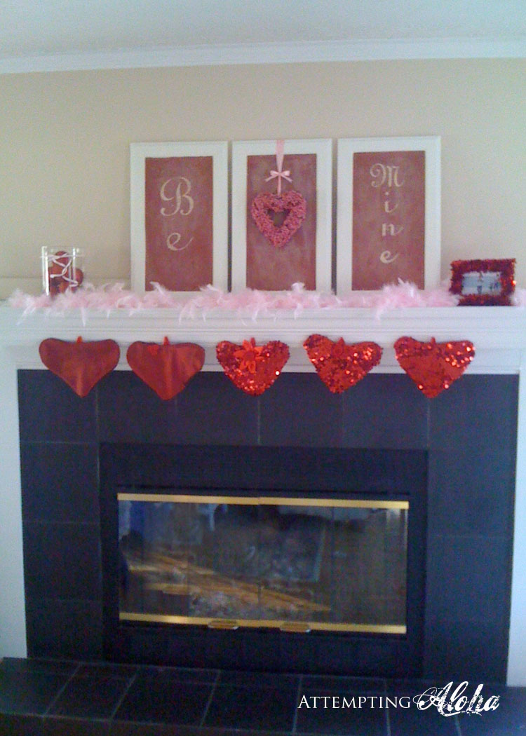 Heart Shaped Valentine's Stockings