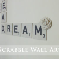 Kids’ Room Giant Scrabble Wall