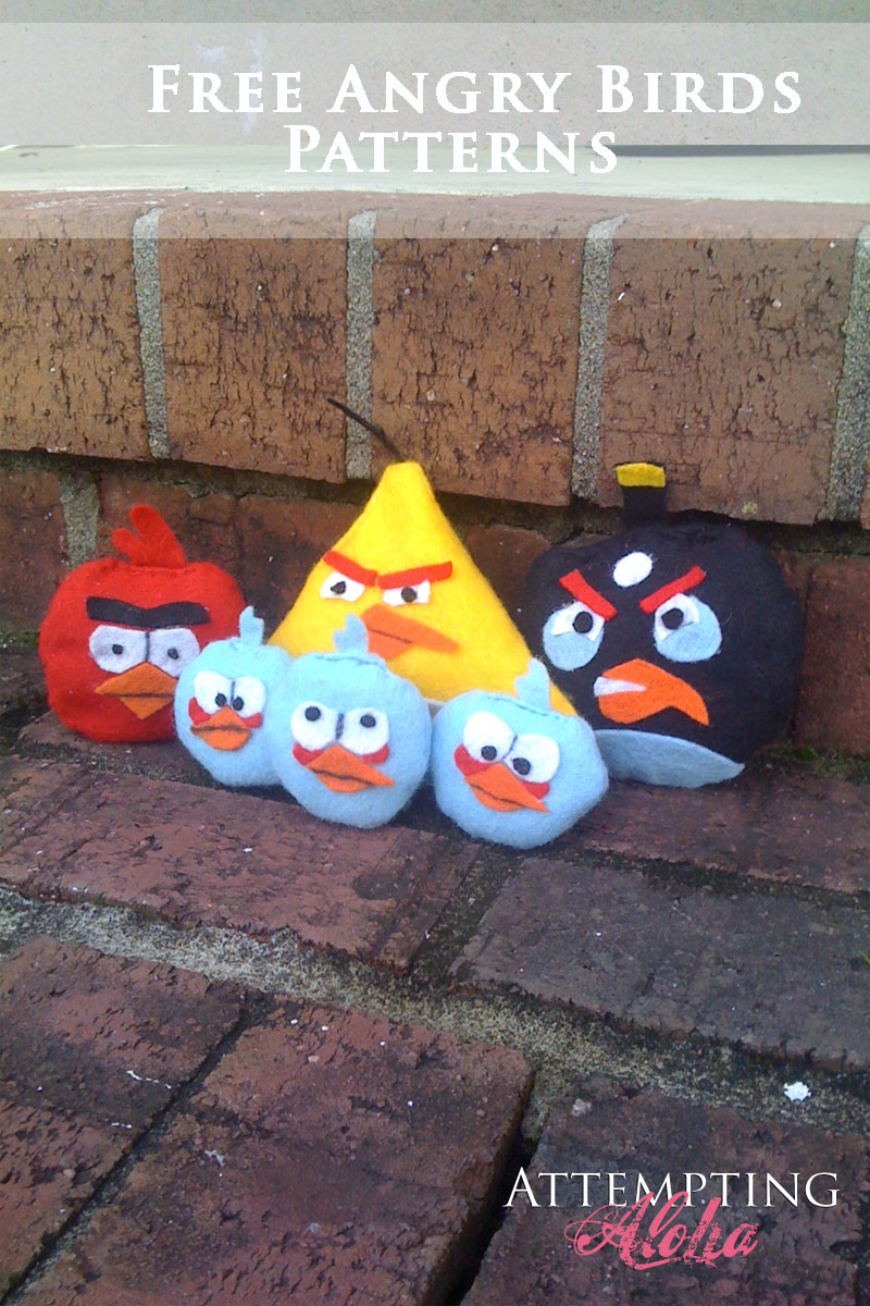 angry birds small bean bags – free printables