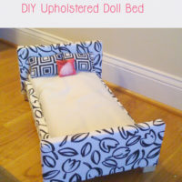 Upholstered American Girls Doll Bed Plans