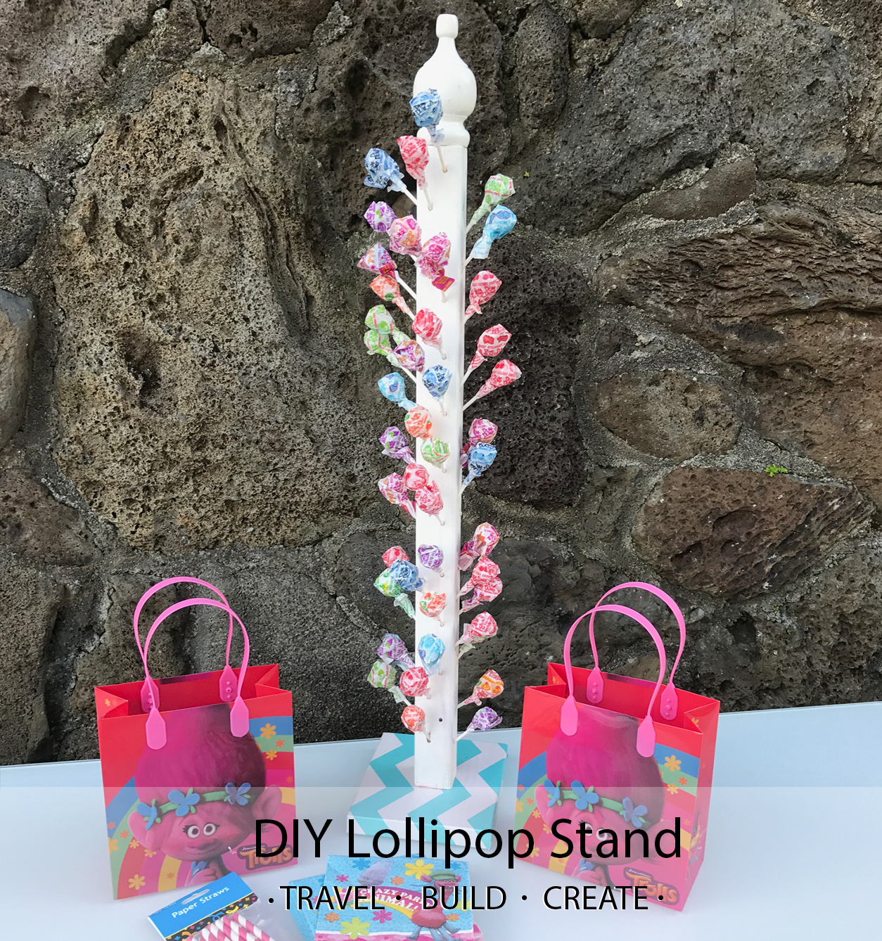 How To Make A DIY Lollipop Sucker Stand