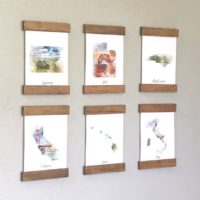 DIY “Magnetic” Frames