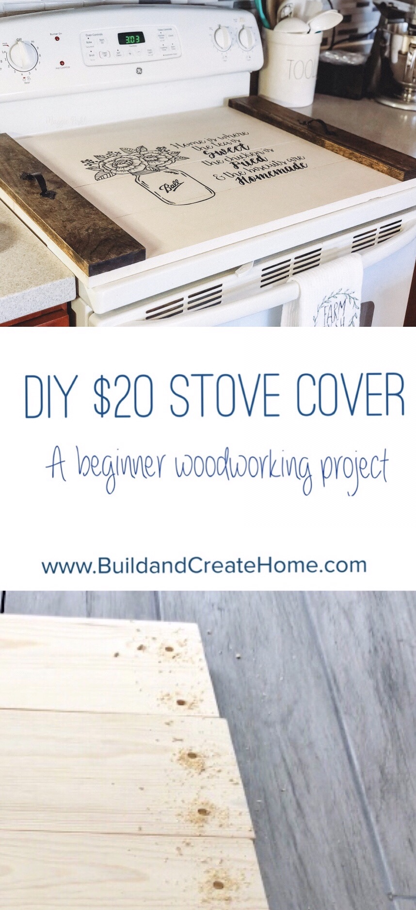 Diy Stove Cover Noodle Board, Wooden Stove Top Covers Diy